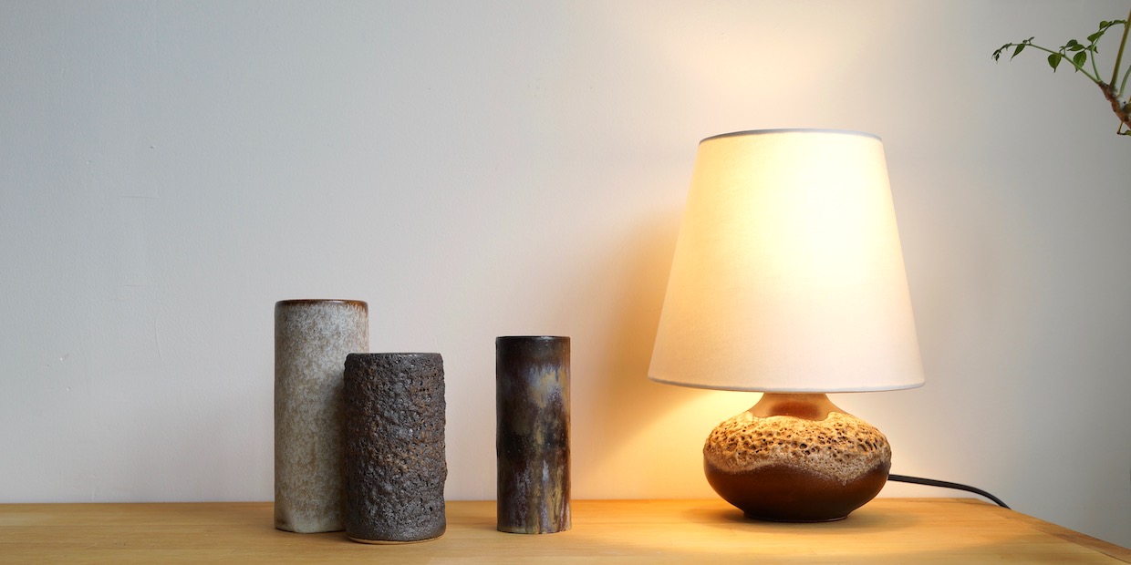 Fat Lava Table Lamp & Vase – WHOLE.